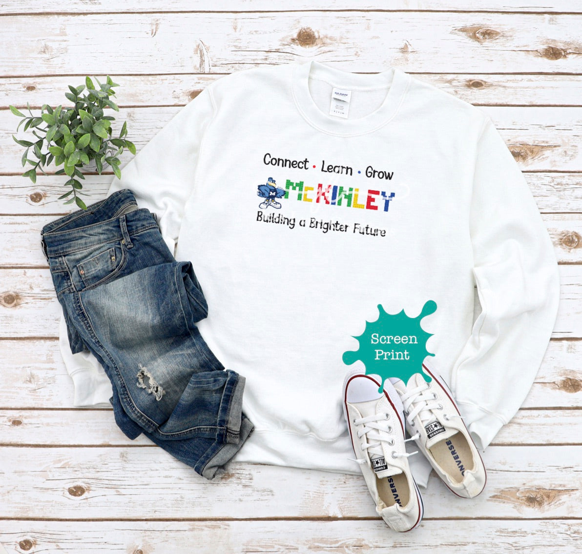 McKinley Connect Learn Grow Crewneck Sweatshirt