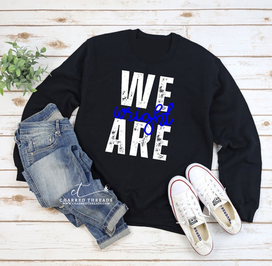 2024 Wright Elementary We Are Wright Crewneck Sweatshirt