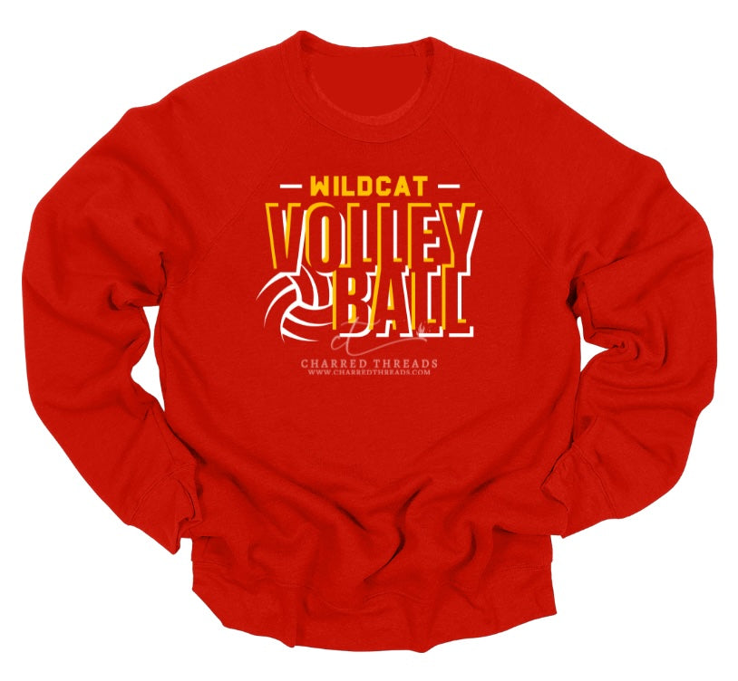 Wildcat Volleyball Bold Block Collection | Tee, Long Sleeve, Crewneck & Hoodie
