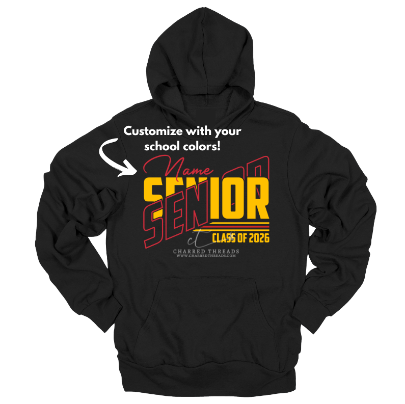 Personalized 3D Senior Class of 2026 Apparel Collection