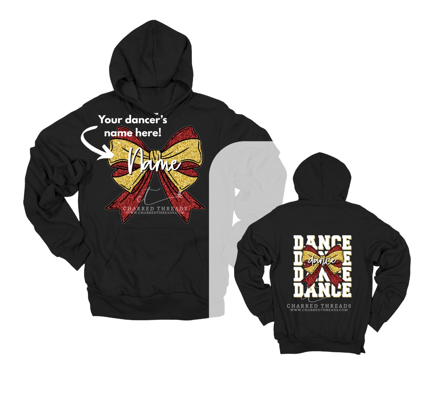 Carlisle Dance Team Corquett Collection | Tee, Crewneck, Hoodie, Shorts, or Joggers | Infant–Adult Sizes
