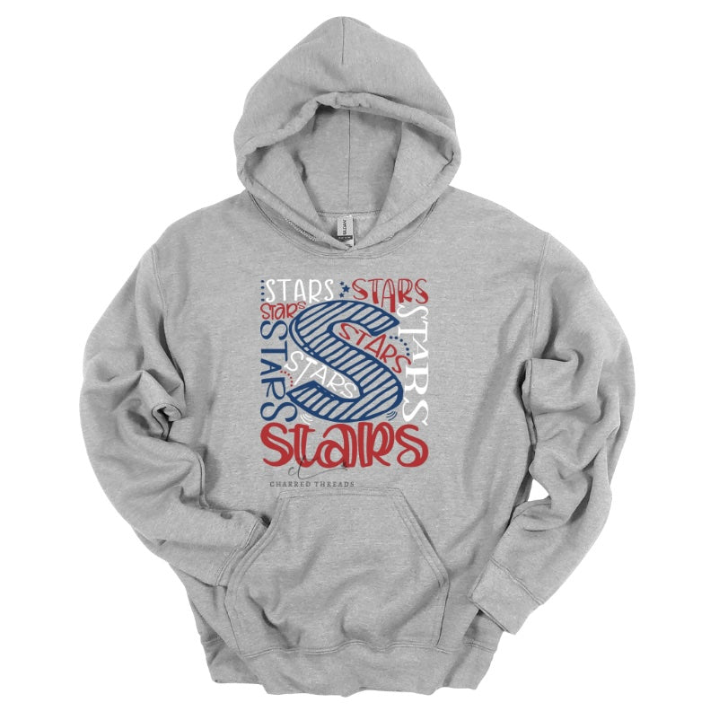 2025 Jackson Elementary Stars Typography Apparel Collection