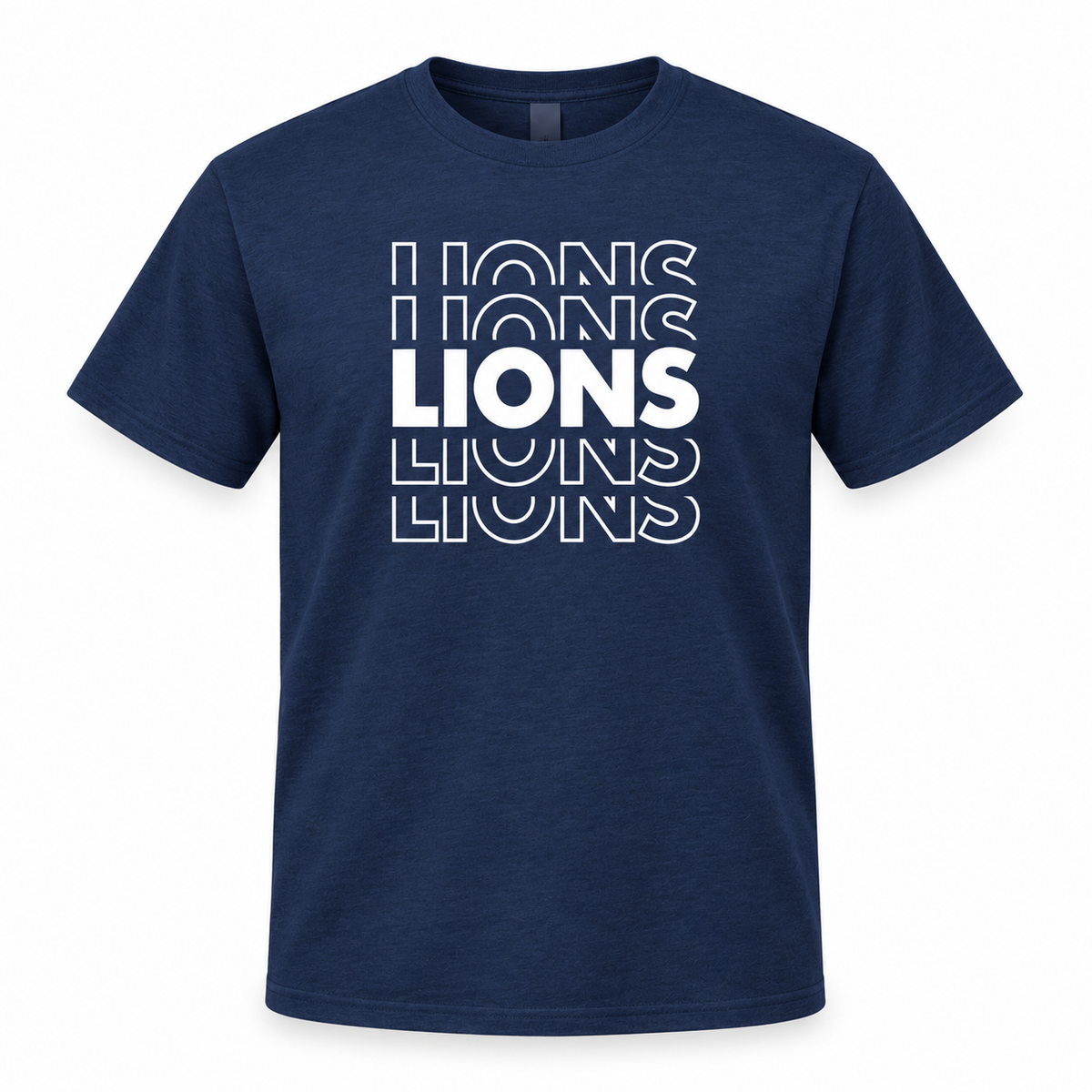 2022 King Elementary Stacked Lions Short Sleeve T-Shirt