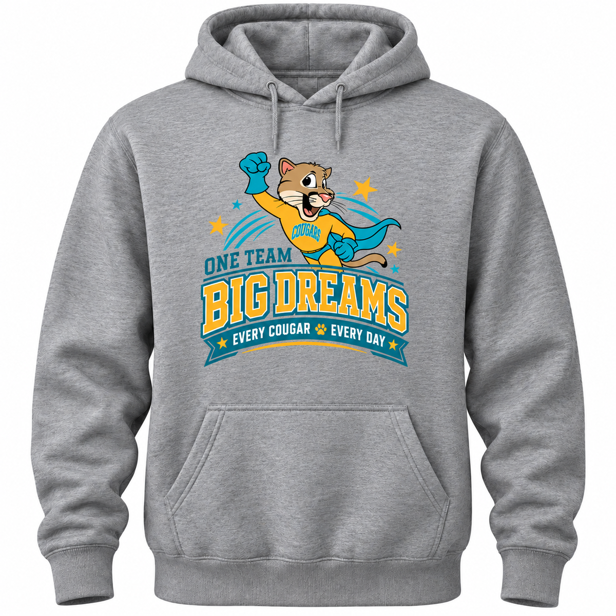 2026 Carver Elementary One Team Big Dreams Hooded Sweatshirt