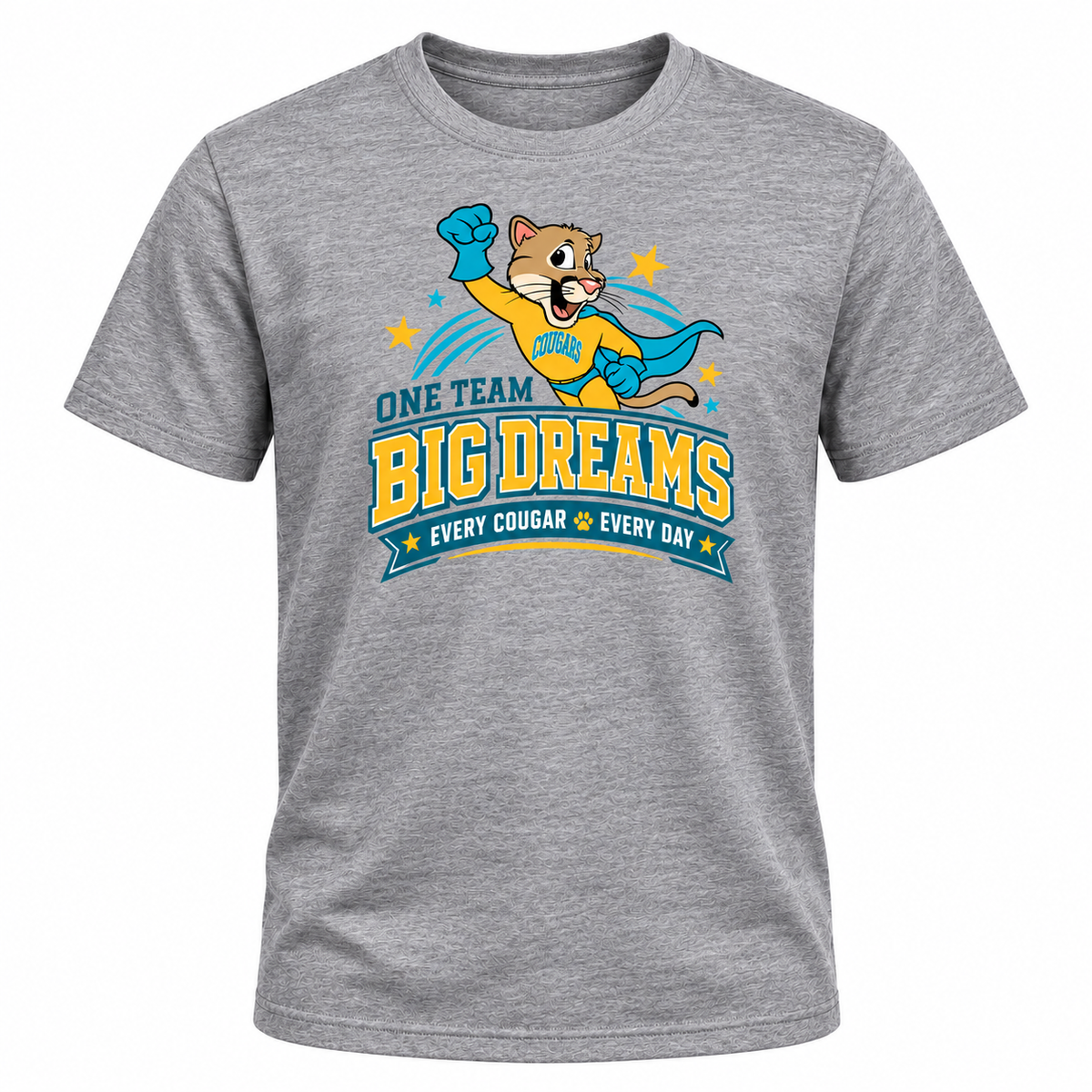 2026 Carver Elementary One Team Big Dreams Short Sleeve T-Shirt