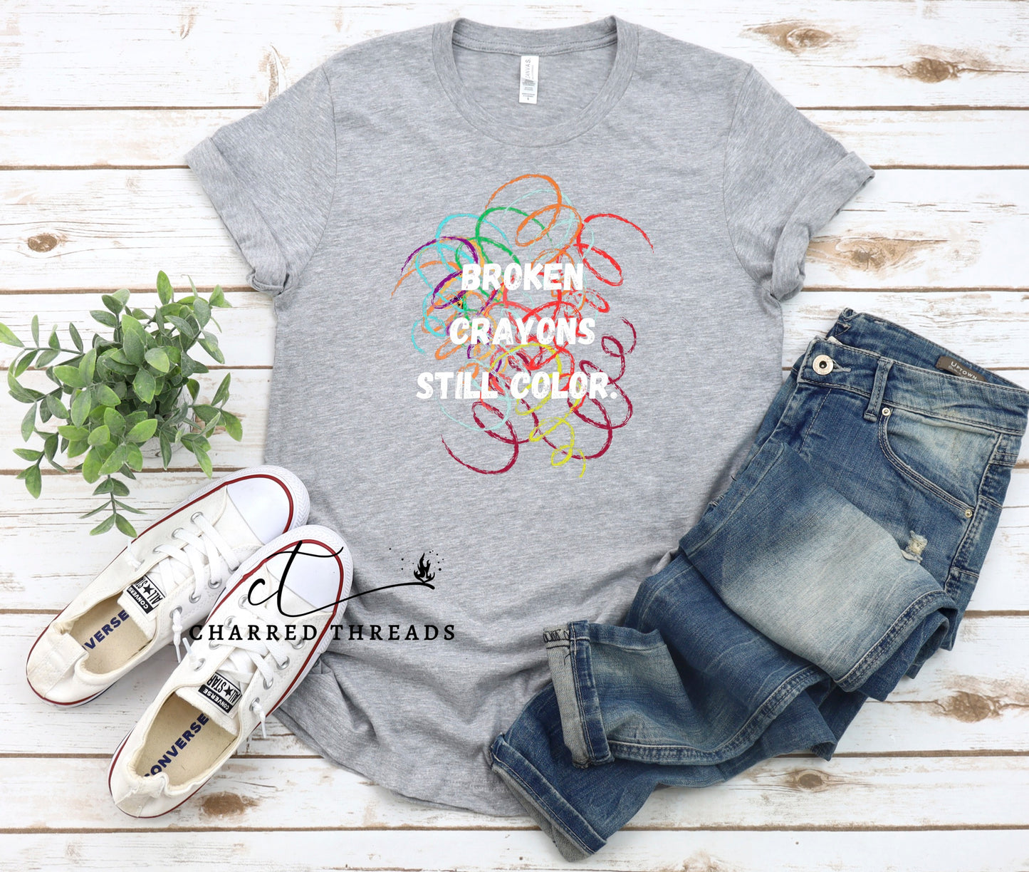 Broken Crayons Still Color Short Sleeve Shirt