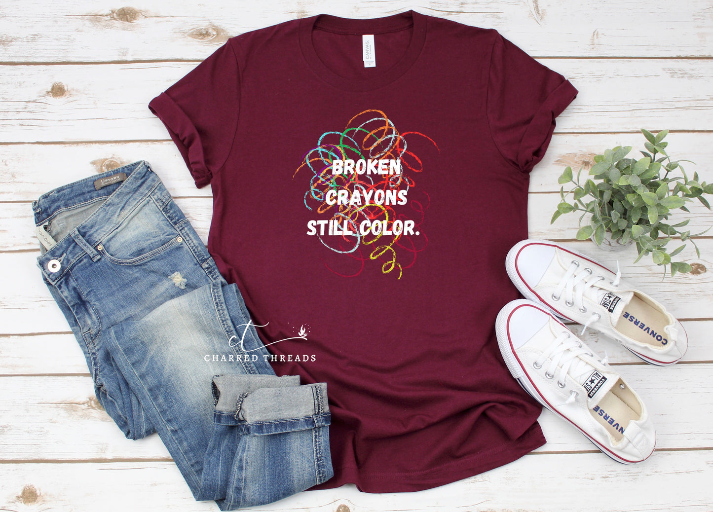 Broken Crayons Still Color Short Sleeve Shirt