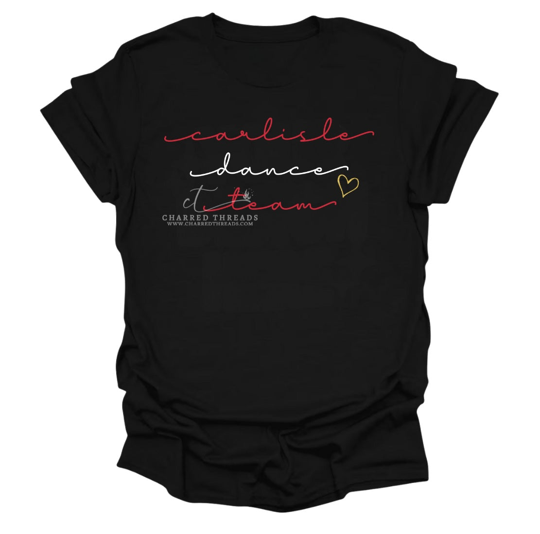 Carlisle Dance Team Script Collection | Tee, Crewneck, Hoodie, or Shorts | Infant–Adult Sizes