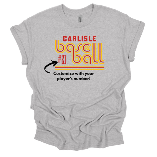 Carlisle Retro Baseball Shirt | Carlisle Baseball Tee | Game Day Shirt