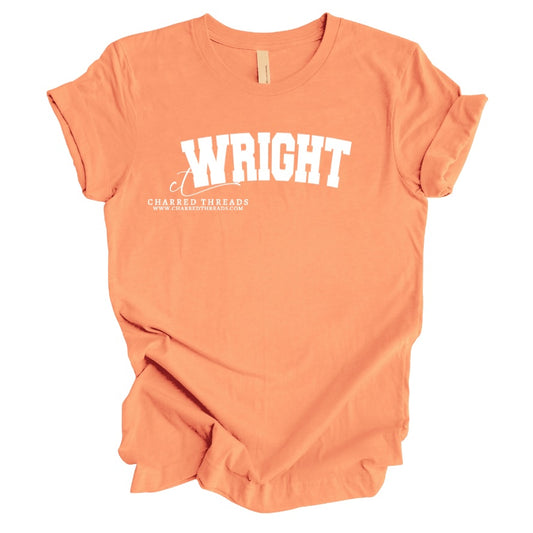2025 Wright Elementary Varsity Arched Letter Collection | Tee, Long Sleeve, Crewneck & Hoodie