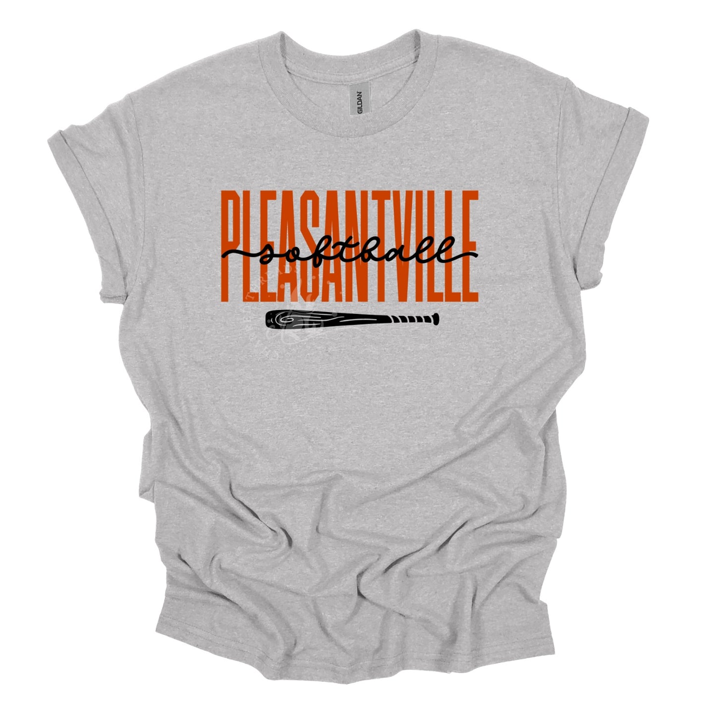 Pleasantville Trojans Softball Shirt | Vintage Softball Tee