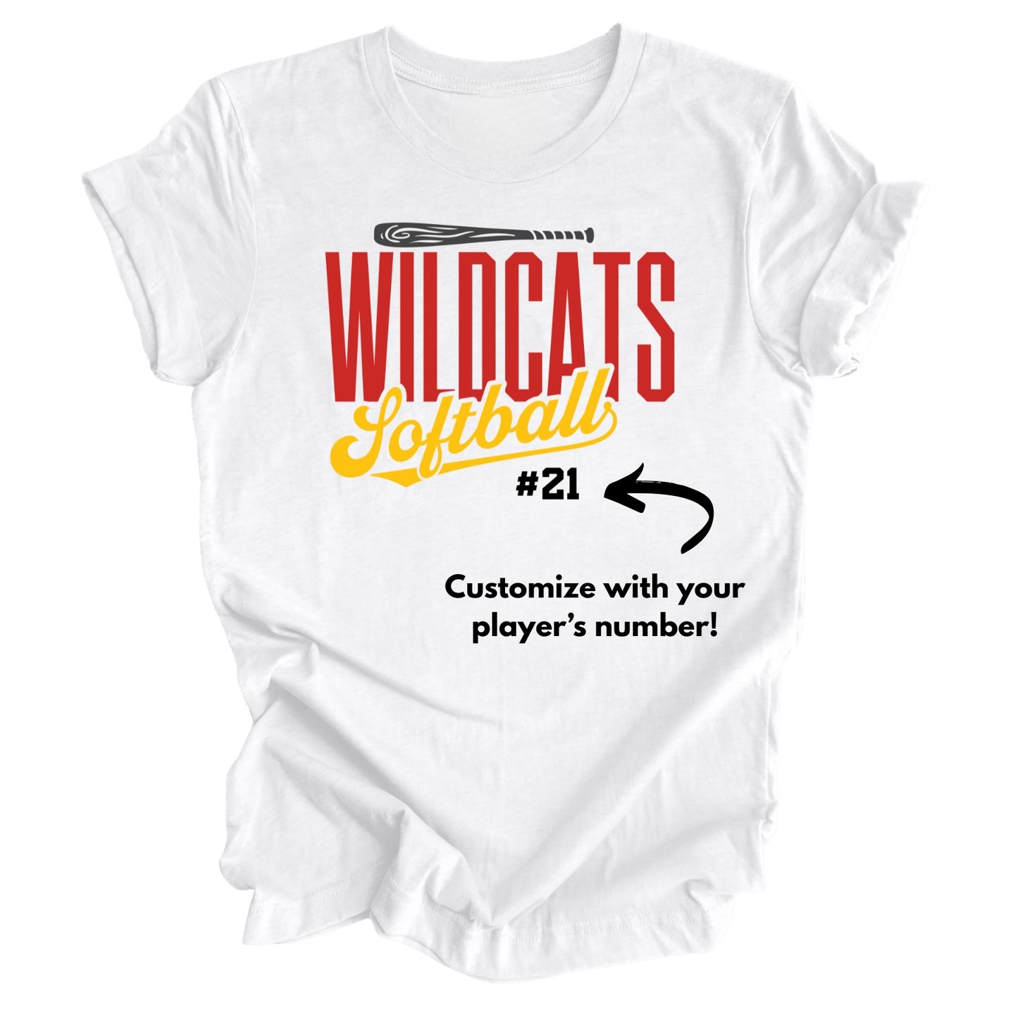 Carlisle Wildcats Softball Script Shirt | Script Softball Tee | Carlisle Game Day Shirt