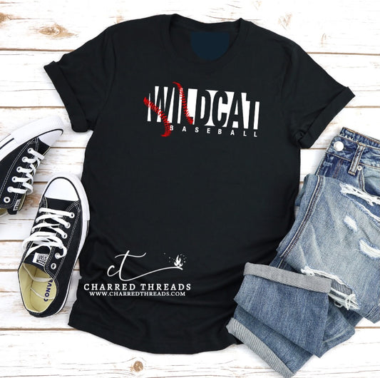 Wildcats Baseball Seams Short Sleeve Tee