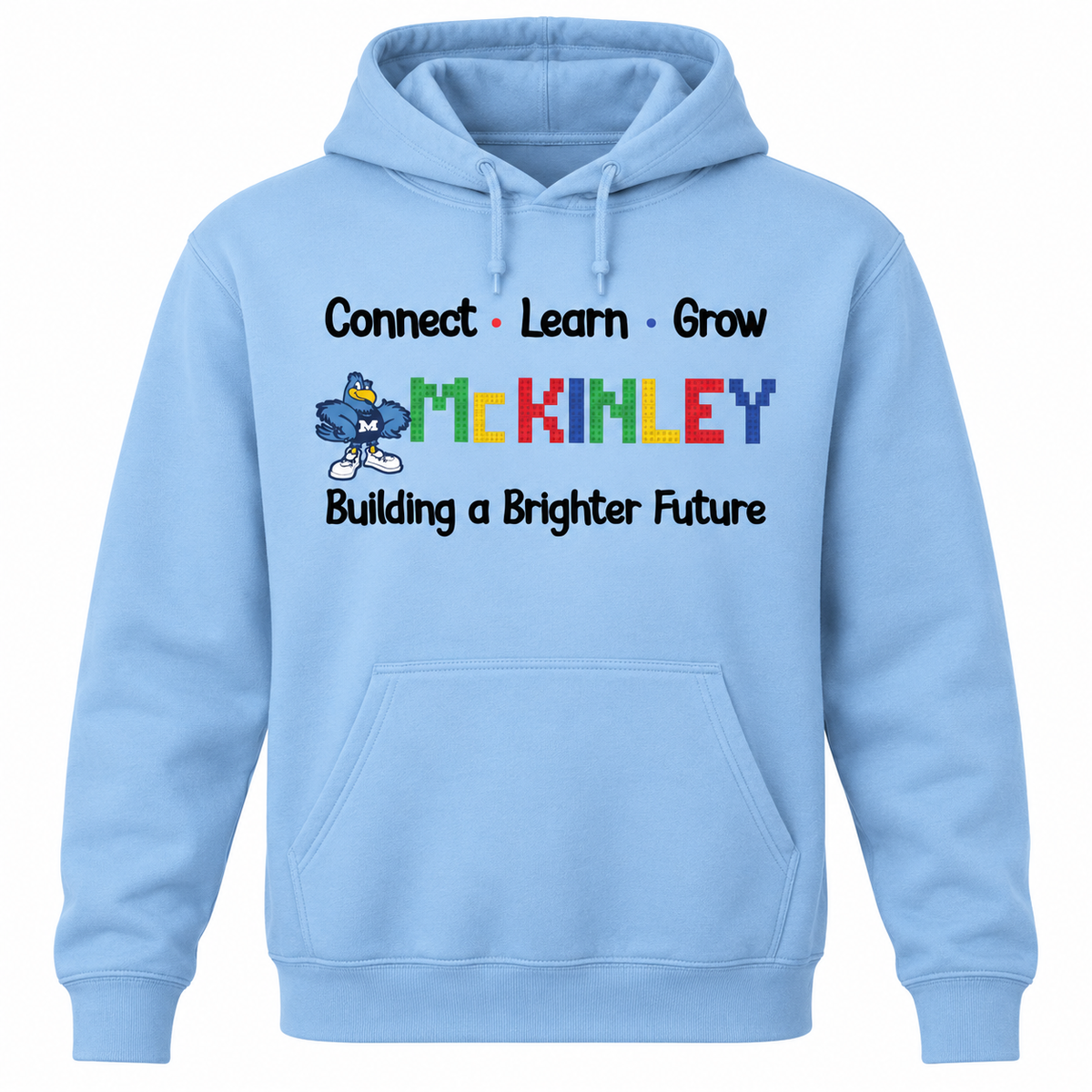 2021 McKinley Elementary Connect Learn Grow Hooded Sweatshirt