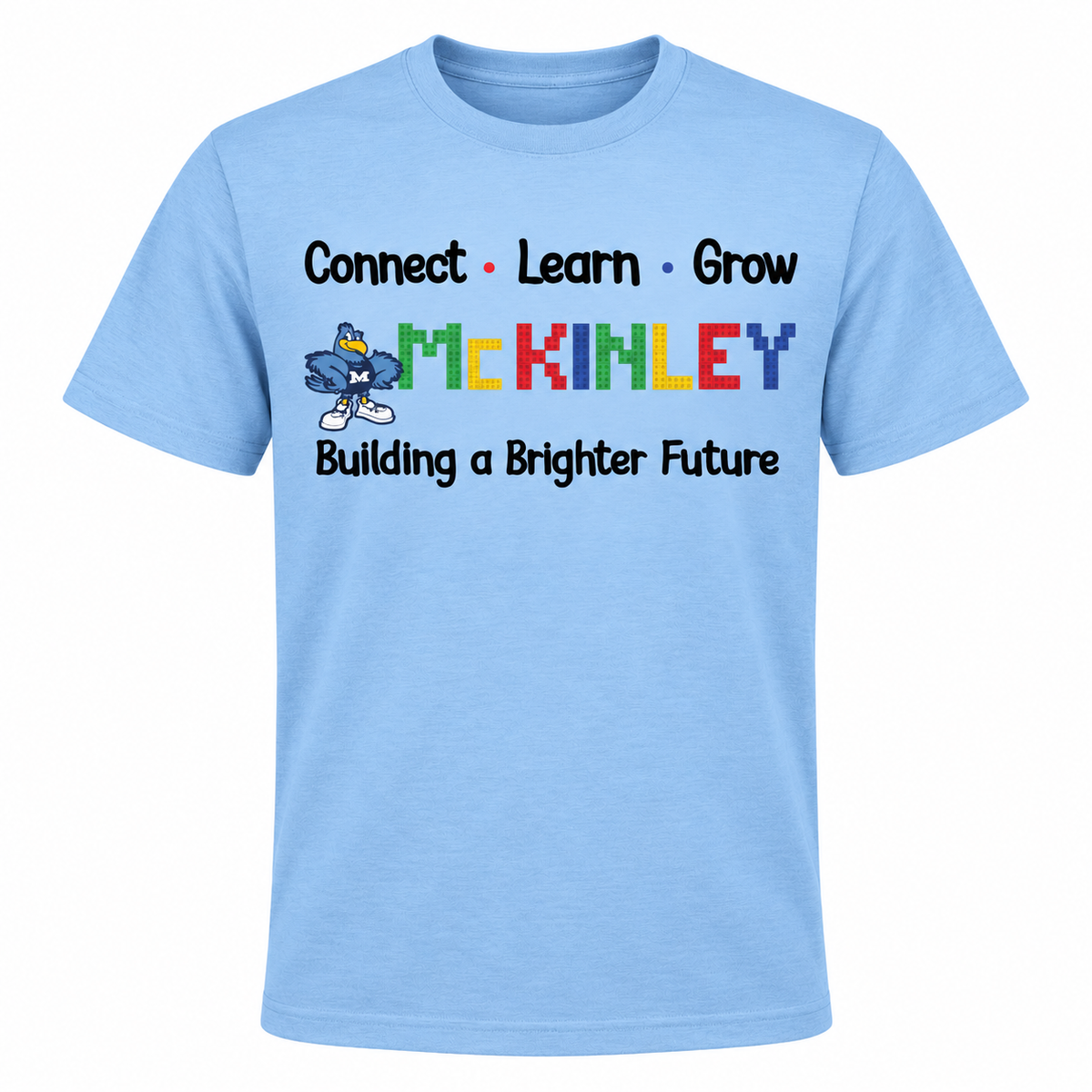 2021 McKinley Elementary Connect Learn Grow Short Sleeve T-Shirt