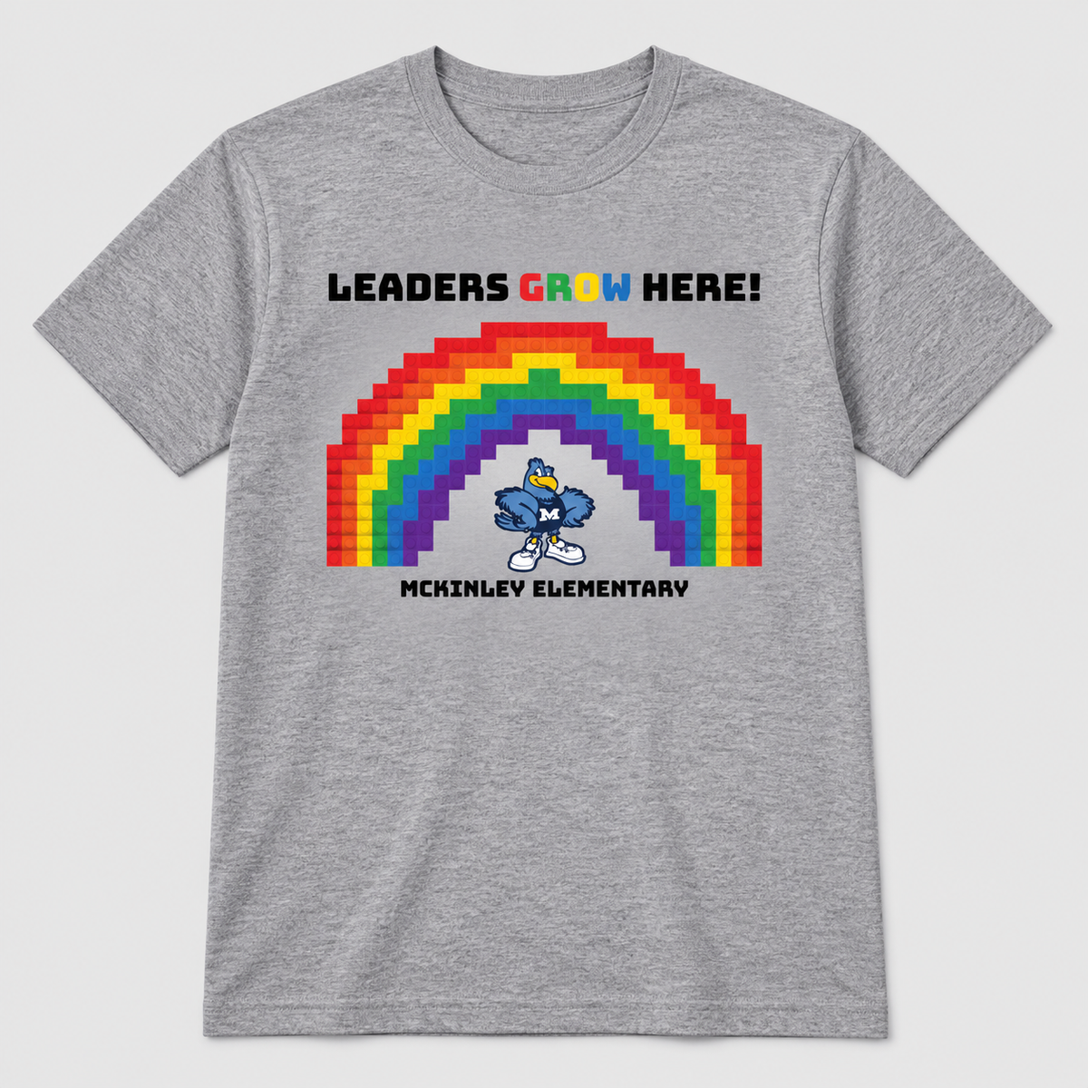 2022 McKinley Elementary Leaders Grow Here Short Sleeve T-Shirt