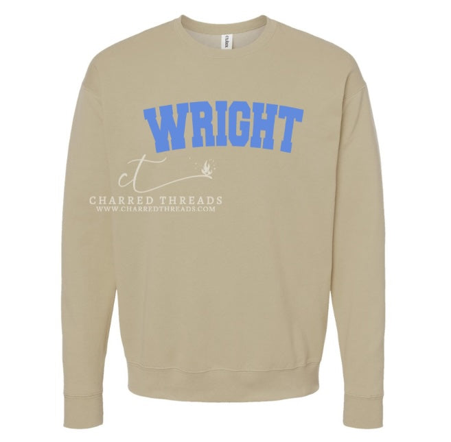 2025 Wright Elementary Varsity Arched Letter Collection | Tee, Long Sleeve, Crewneck & Hoodie