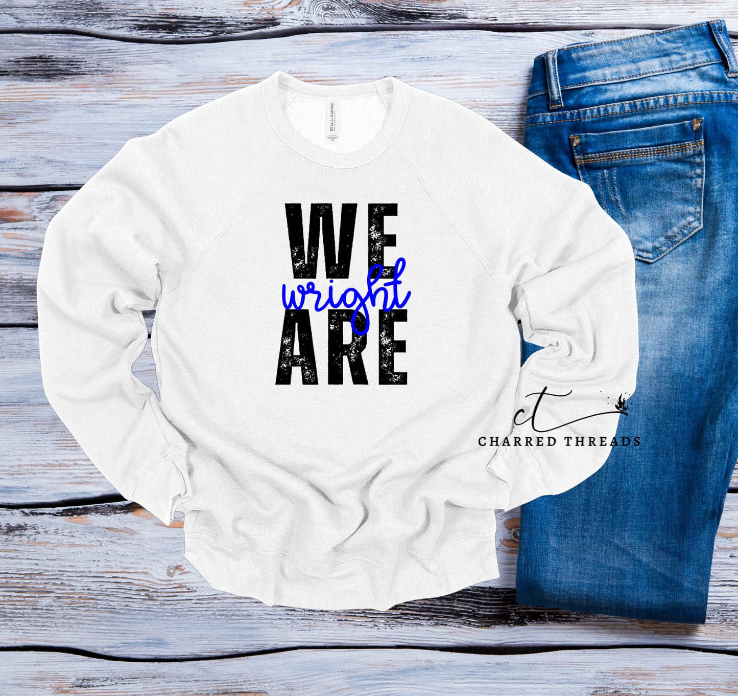 2024 Wright Elementary We Are Wright Bella+Canvas Crewneck Sweatshirt