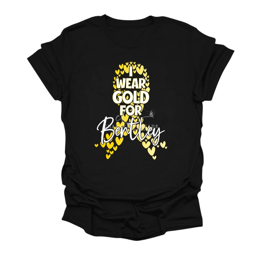 Bentley Strong Childhood Cancer Awareness Tees – Multiple Designs Available