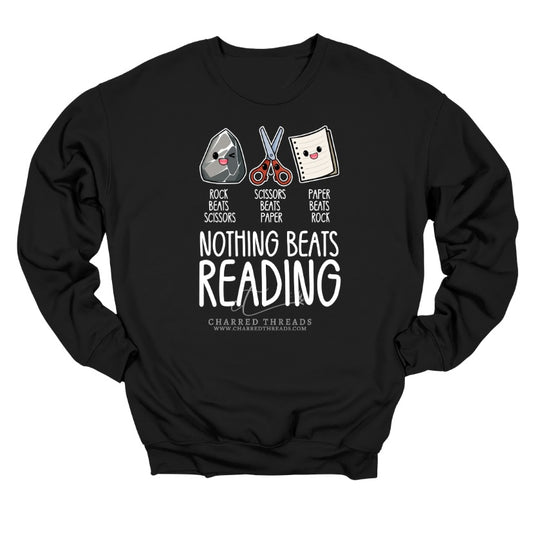 Nothing Beats Reading – Rock Paper Scissors Apparel Collection