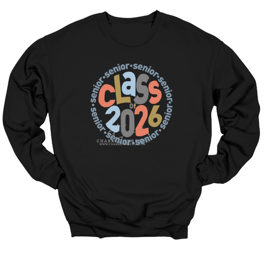 Retro Circle Class of 2026 Apparel Collection
