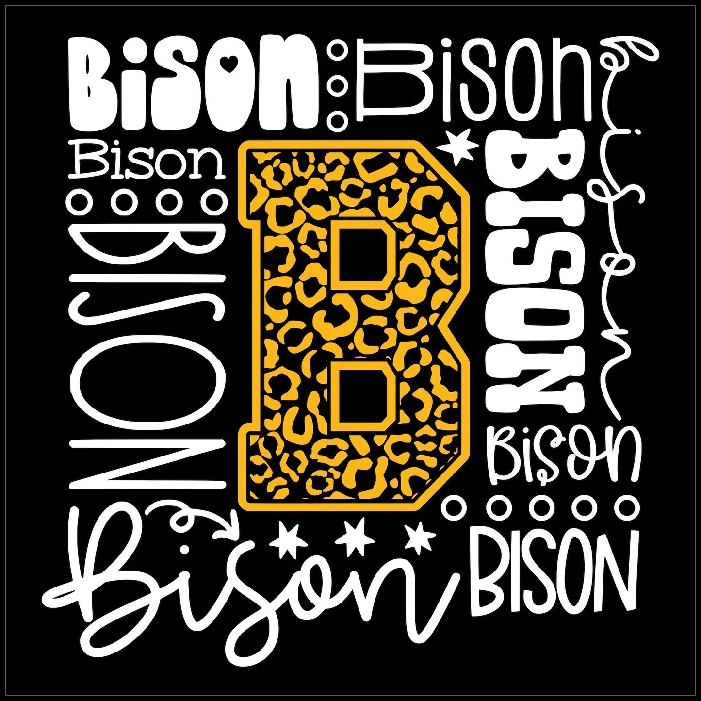 2024 Morris Elementary Bison Typography Apparel Collection