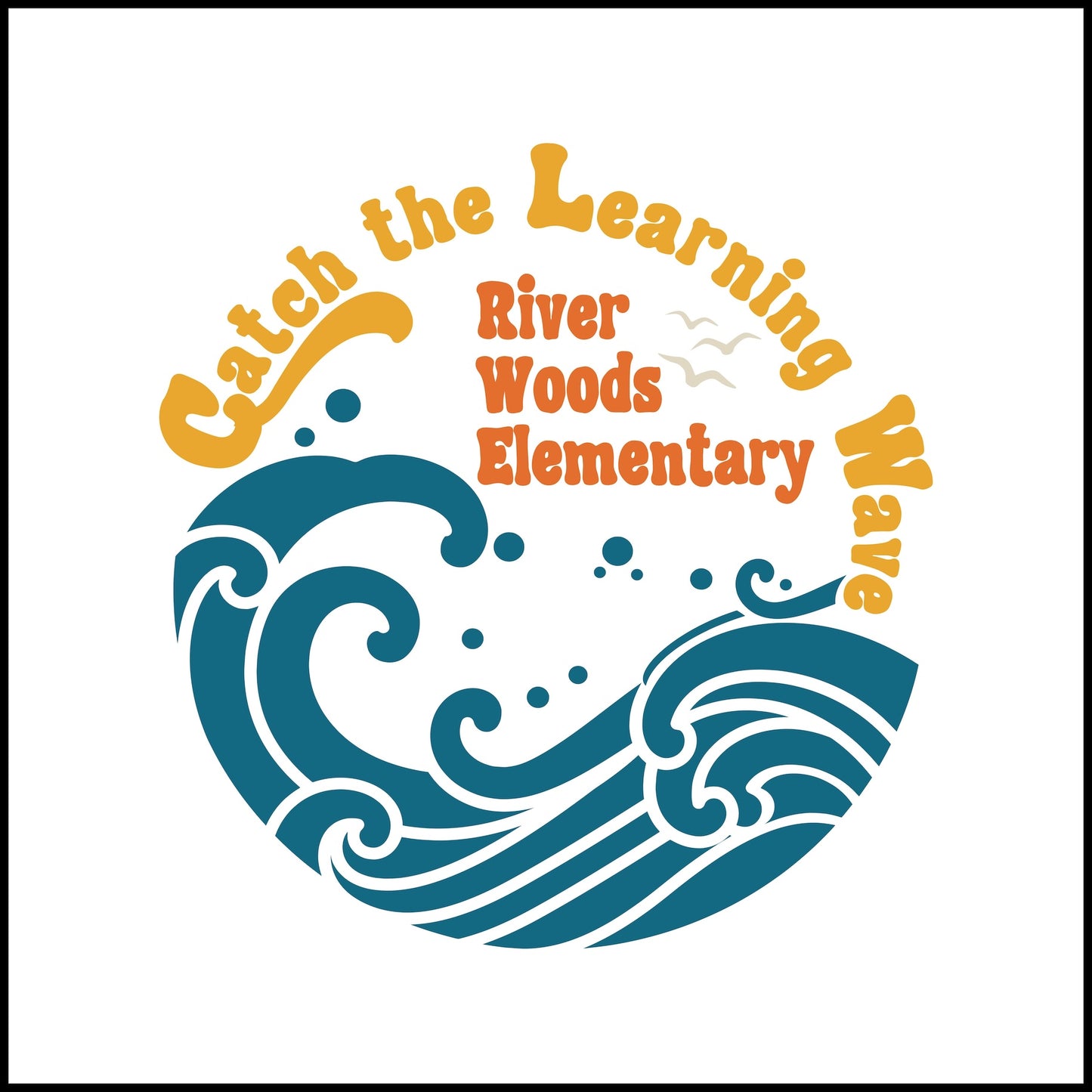 2024 River Woods Elementary Catch the Learning Wave Apparel Collection