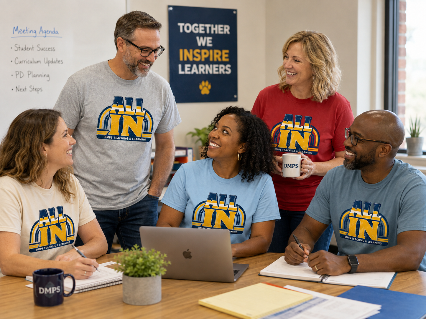 2026 DMPS Teaching & Learning All In T-Shirt