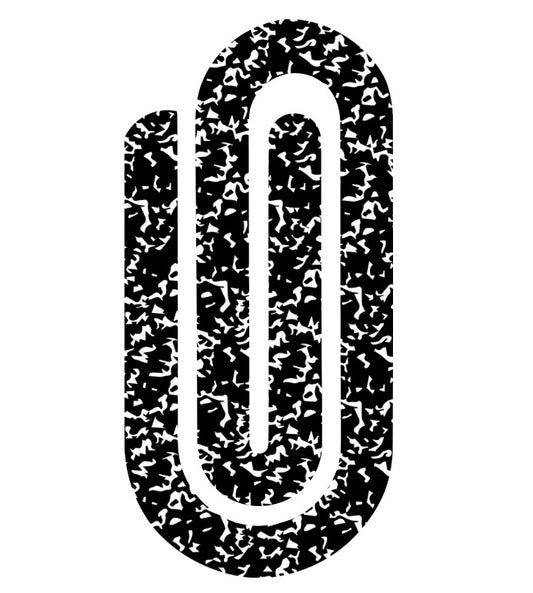 Jumbo Acrylic Paper Clip Bookmark