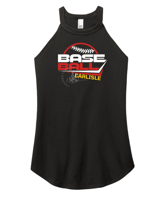 Carlisle Base Ball Modern Block Perfect Tri Rocker Tank | Women’s Carlisle Baseball Tank