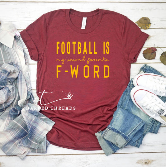 Football is my second favorite F-Word Short Sleeve Shirt
