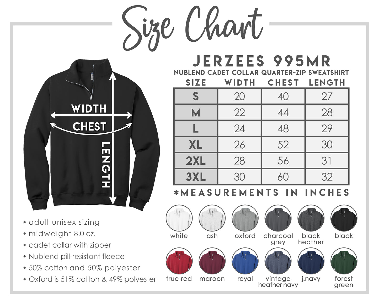 2024 Perkins Elementary Quarter Zip Sweatshirt