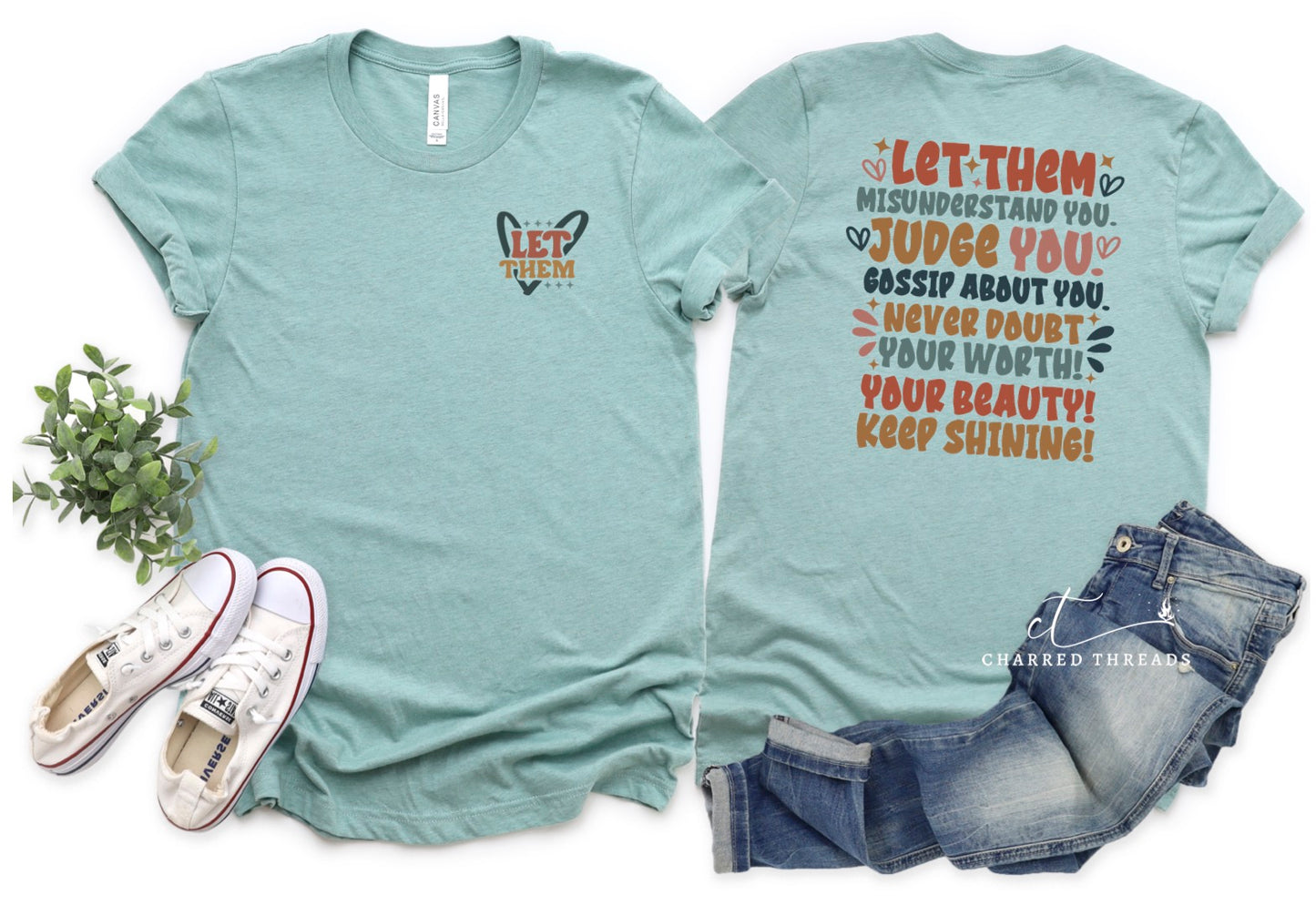 Let Them Short Sleeve Graphic T-Shirt