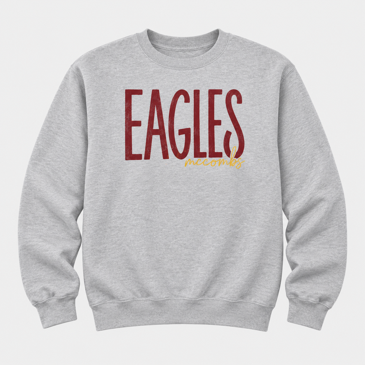 2026 McCombs Eagles Bold Spirit Crewneck Sweatshirt