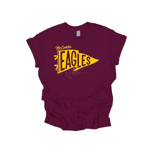 2026 McCombs Eagles Pennant T-Shirt