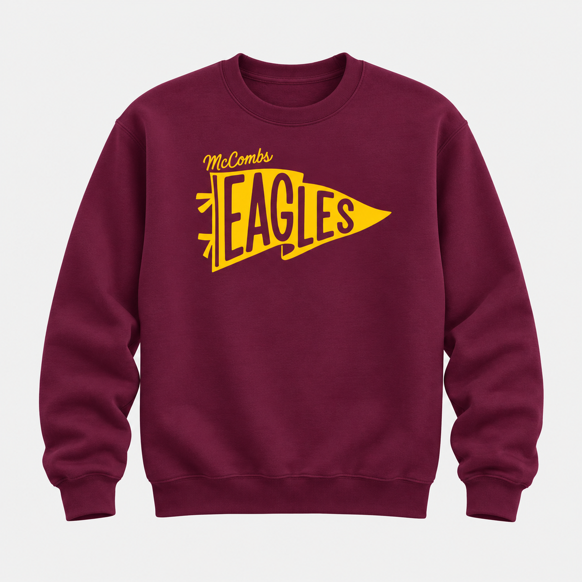 2026 McCombs Eagles Pennant Crewneck Sweatshirt