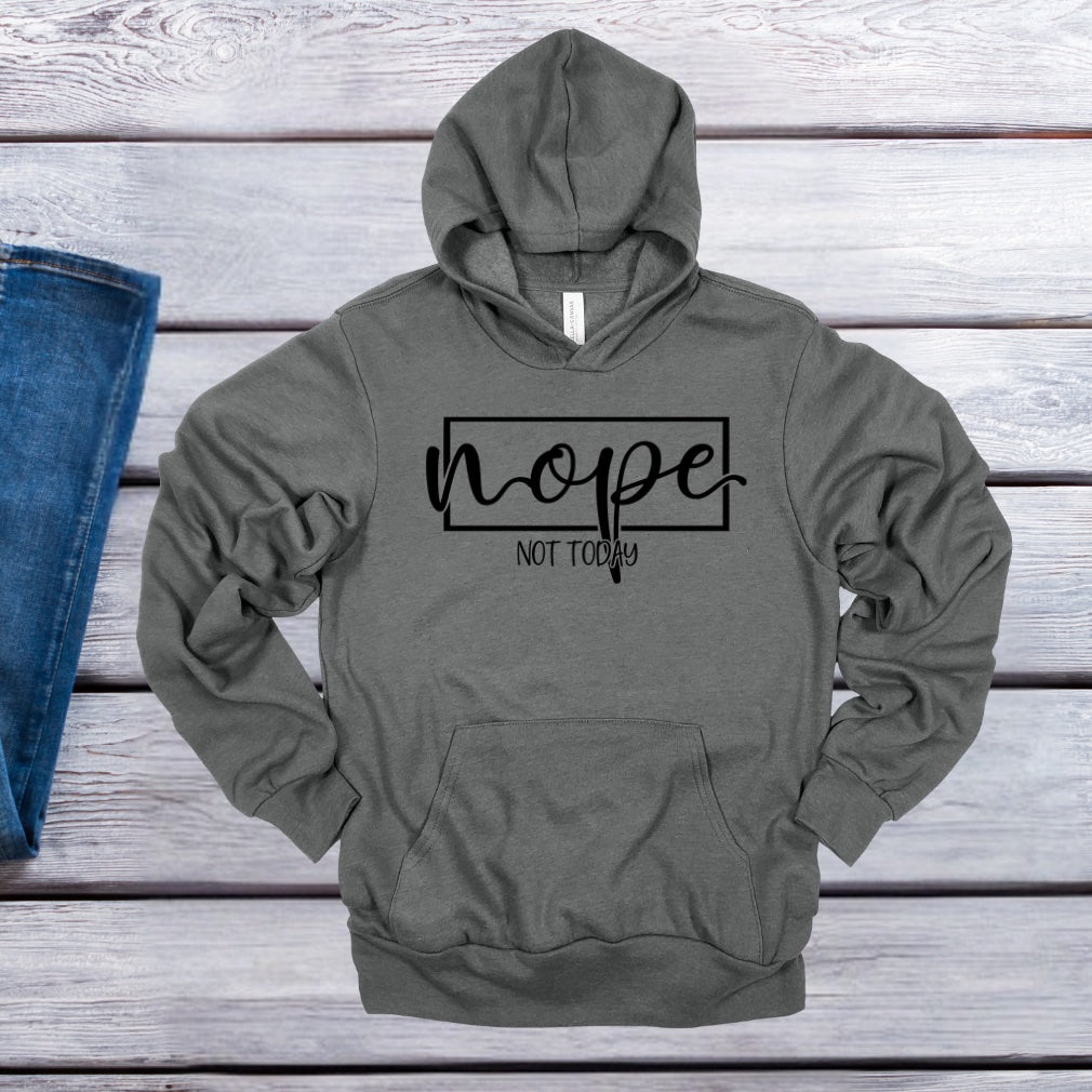 Nope Not Today BELLA+CANVAS Crewneck Sweatshirt