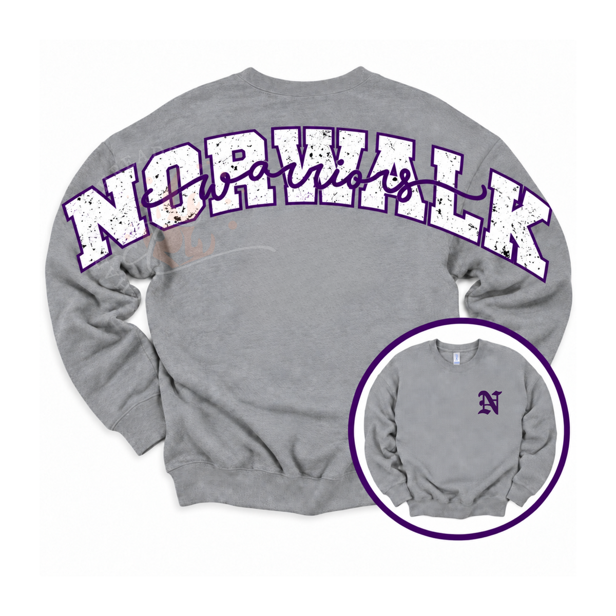 Norwalk Warriors Vintage Spirit Jersey Crewneck