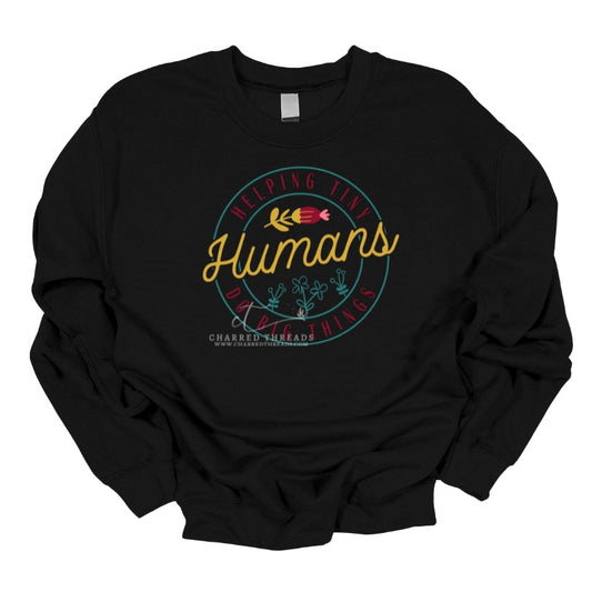 Helping Tiny Humans – Bold Folk Floral Tee & Crewneck