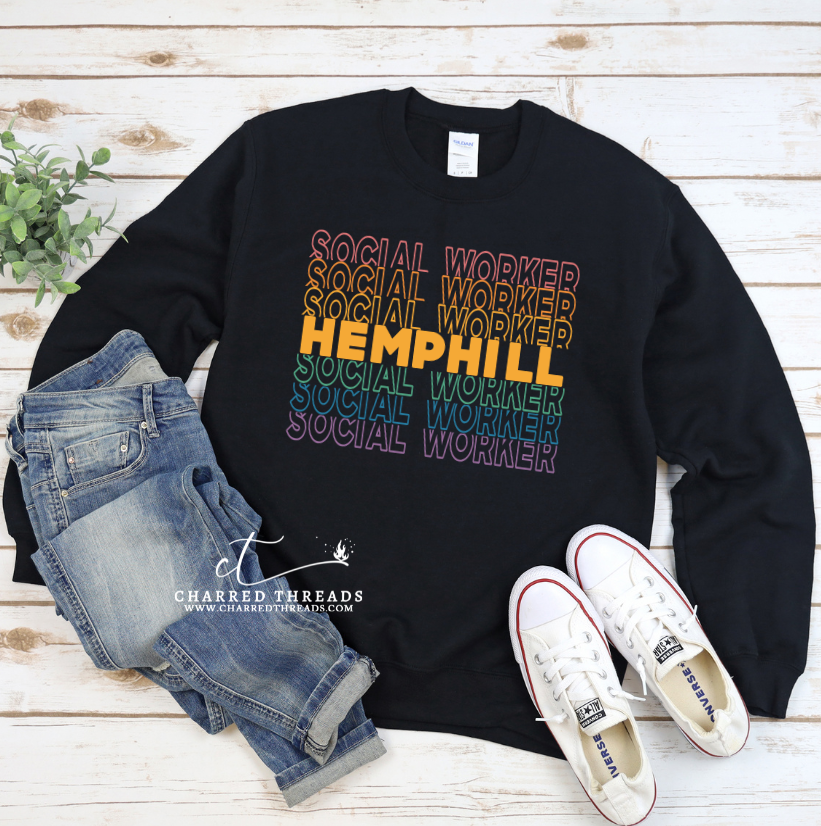 Personalized Name and Position Simple Short Sleeve Graphic Collection