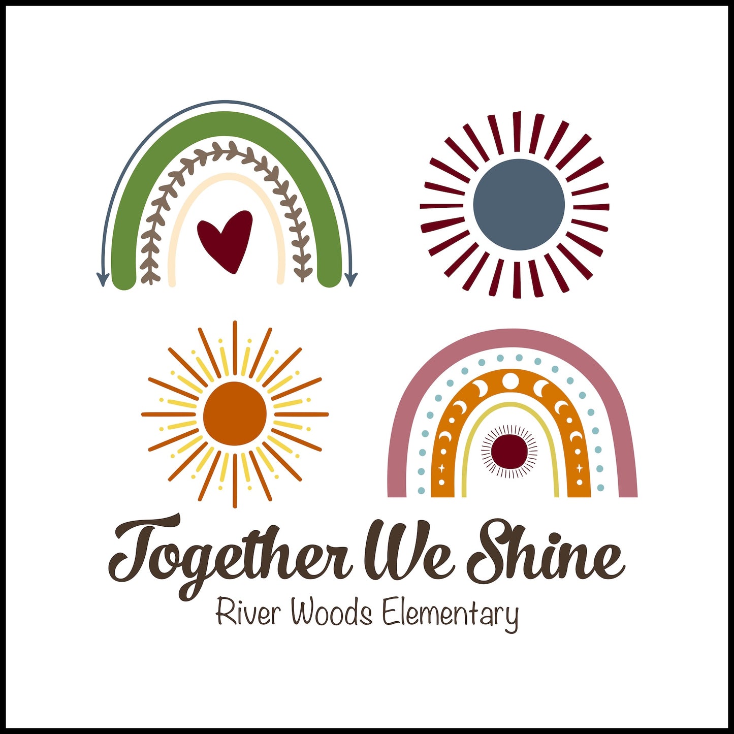 2021 River Woods Elementary Together We Shine Apparel Collection