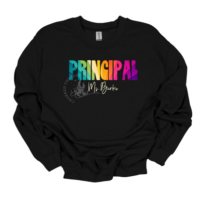 Rainbow Role Personalized Shirt | Custom Staff Job Title & Name Tee
