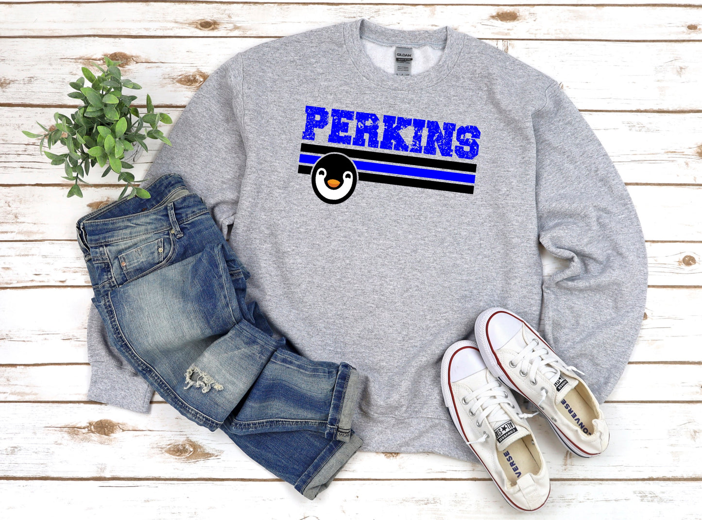 2023 Perkins Elementary Penguin Crewneck Sweatshirt