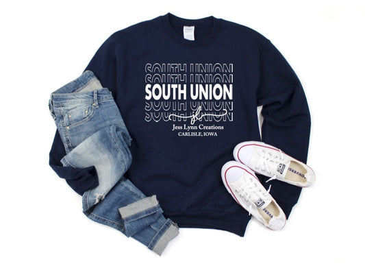 2022 Stacked South Union Elementary Crewneck Sweatshirt