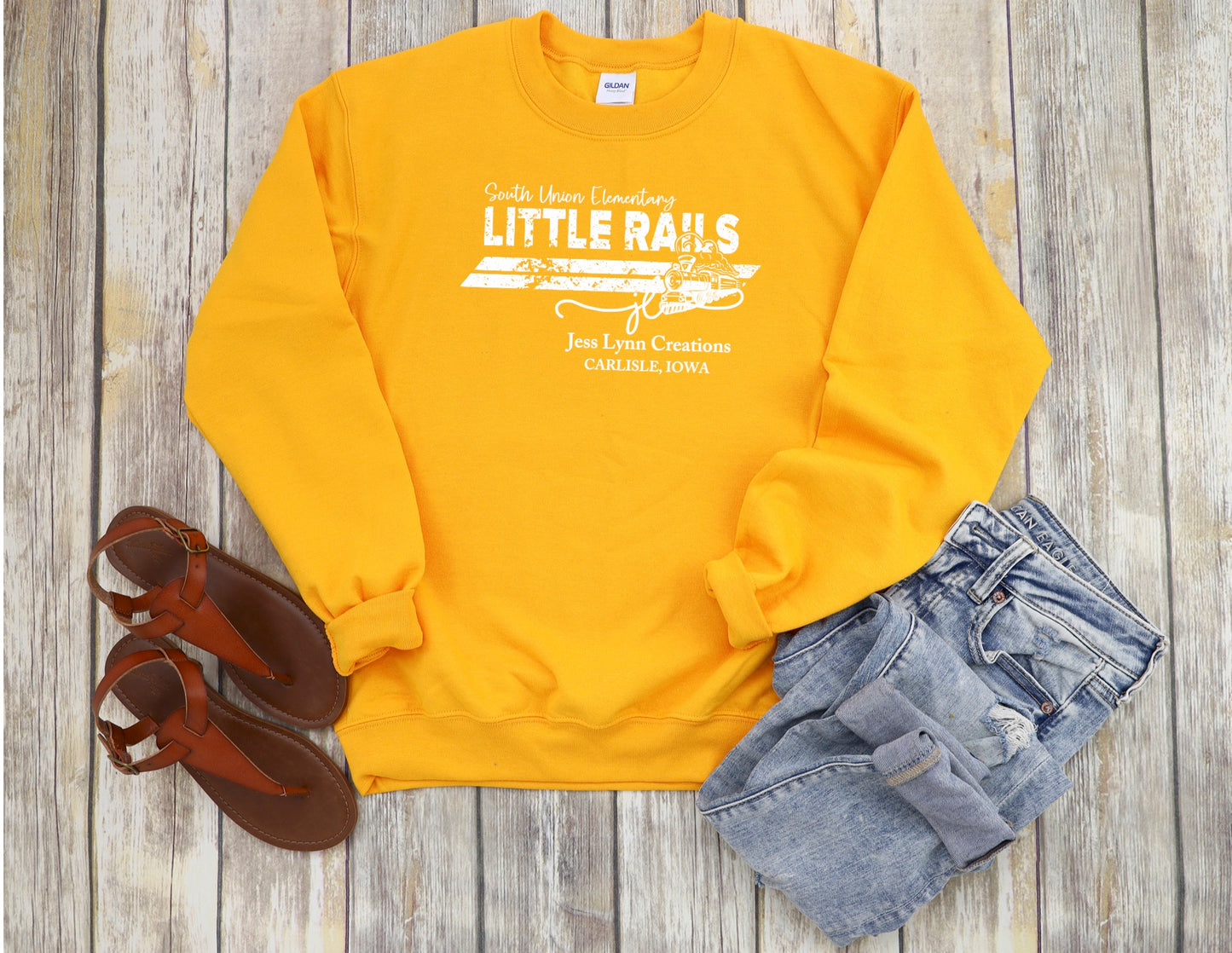 2022 South Union Elementary Little Rails  Crewneck Sweatshirt
