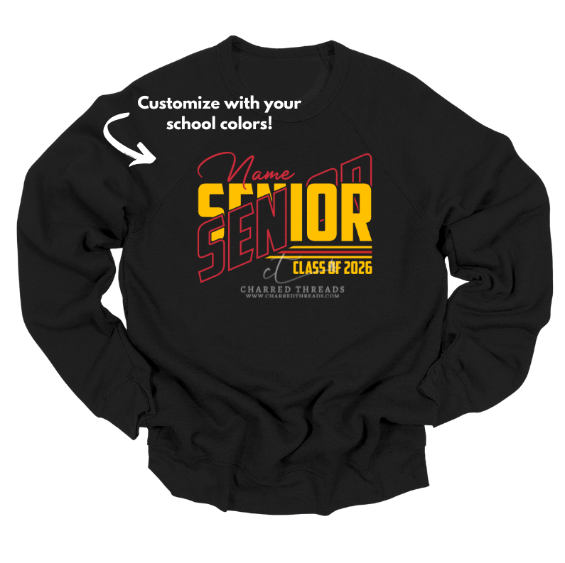 Personalized 3D Senior Class of 2026 Apparel Collection