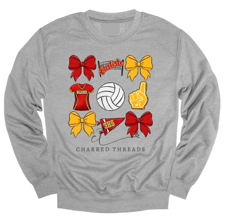 Carlisle Volleyball Spirit Icons Collection | Tee, Long Sleeve, Crewneck & Hoodie