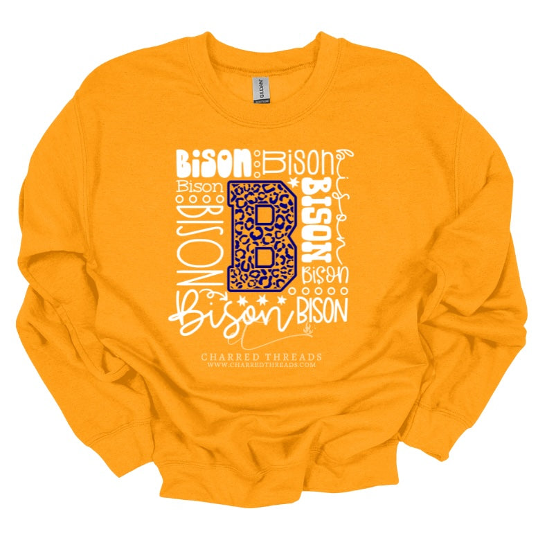 2024 Morris Elementary Bison Typography Apparel Collection