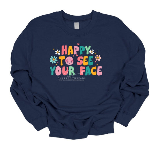 Happy to See Your Face – Retro Smile & Daisy Apparel Collection