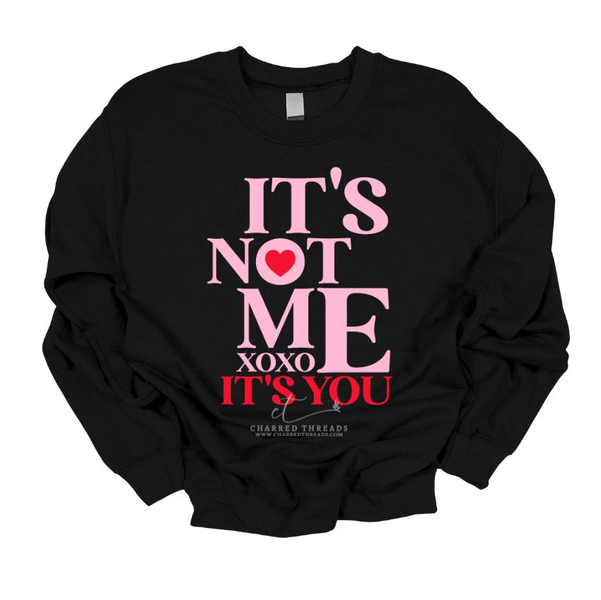 It’s Not Me, It’s You Graphic Tee & Crewneck Sweatshirt